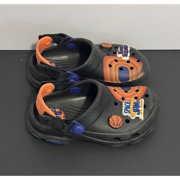 Crocs x Space Jam 2 Tune Squad Classic All-Terrain Clog Black Size J11 11c US - Picture 3 of 6